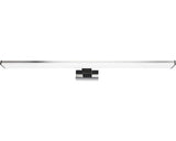 Aplica cu LED integrat Texas 1x15W 1500 lumeni, pentru baie IP44, crom/aluminiu