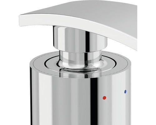 Baterie lavoar monocomanda AVITAL Combo cartus ceramic 25 mm scurgere cascada crom