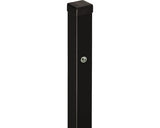 Stalp Poarta Cu Balamale Polbram 10x10x300 Cm Negru