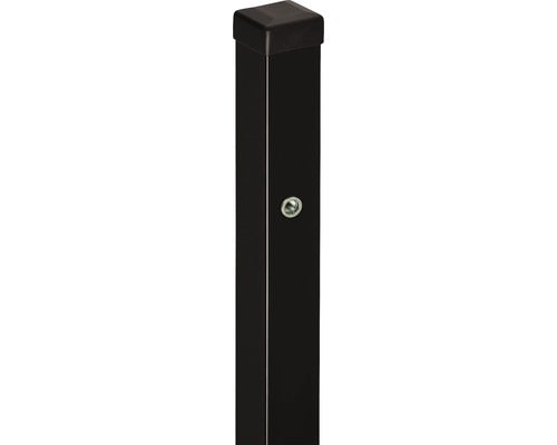 Stalp Poarta Cu Balamale Polbram 10x10x300 Cm Negru