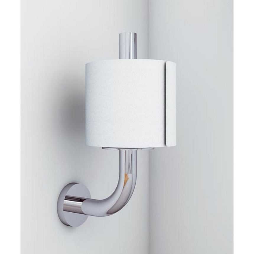 Suport pentru hartie igienica Grohe Essentials, fixare ascunsa, metal Cromat