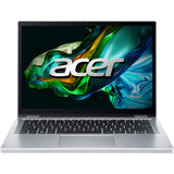 Laptop 2 in 1 ACER Aspire 3 Spin 14 A3SP14-31PT-3096, Intel Core i3-N305 pana la 3.8GHz, 14" WUXGA Touch, 8GB, SSD 256GB, Intel UHD Graphics, Free DOS, Argintiu