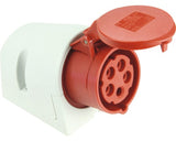 Priza Trifazica Pce 32a, Montaj Aplicat, Pentru Exterior Ip44