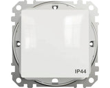 Intrerupator Simplu Schneider Sedna Design, Protectie La Umiditate Ip44, Alb
