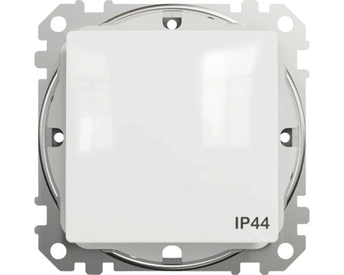 Intrerupator Simplu Schneider Sedna Design, Protectie La Umiditate Ip44, Alb