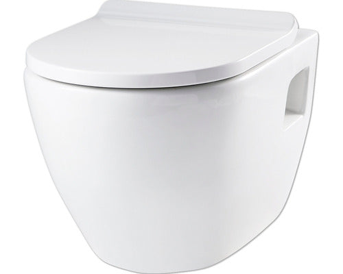 Set WC suspendat FORM & STYLENevis alb, include capac WC