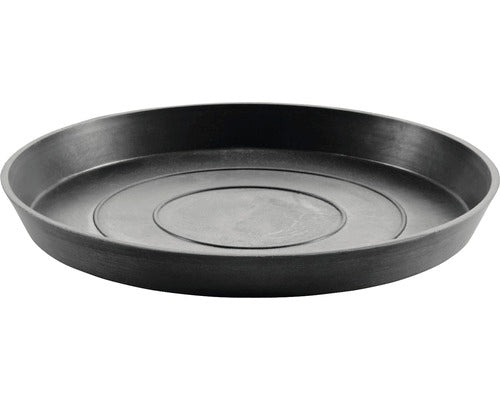 Farfurie Rotunda Ecopots Plastic Ø 21 Cm H 2, 5 Cm Gri Inchis
