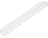 Cornier Metalic Perforat Alberts Conceptor 25x25x1, 2 Mm, Lungime 1m, Alb