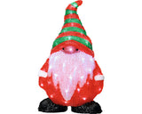 Figurina Gnom Lumineo 50 Led-uri H 41, 5 Cm Alb Rece