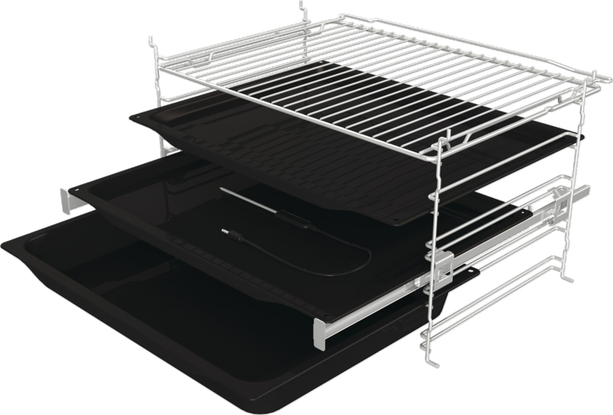 Cuptor Incorporabil GORENJE BPS6747A06BG, Electric, Autocuratare Catalitica, 77 l, Clasa A+, Negru