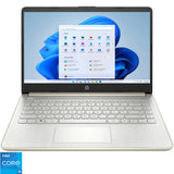 Laptop HP 14s-dq2006nq, Intel Core i5-1135G7 pana la 4.2GHz, 14" Full HD, 8GB, SSD 512GB, Intel Iris Xe Graphics, Windows 11 Home, auriu