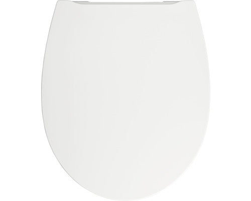 Capac Wc Reika Anjo, Inchidere Lenta, Balamale Inox, Alb