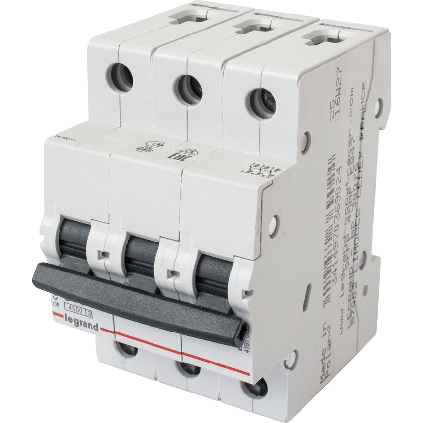 Siguranta automata Legrand RX3 3P curba C, 16A 4,5kA
