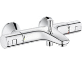 Baterie cada cu termostat Grohe Precision Start, 1/2'', diverter, protectie reflux, filtru impuritati, garnitura ceramica, crom