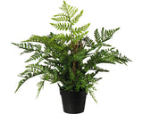 Planta Artificiala Feriga In Ghiveci H 35 Cm Verde