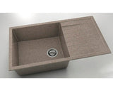 Chiuveta Bucatarie Granixit Cu O Cuva Fat Avangard 229 90x49 Cm, Cu Picurator, Reversibila, Calahari