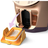 Fier de Calcat PHILIPS Azur 8000 DST8040/30, 3000W, 260g/min, 350ml, Talpa SteamGlide Elite, Mov-Auriu