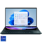 Laptop ASUS Zenbook Pro Duo 15 OLED UX582HS cu procesor Intel® Core™ i9-11900H, 15.6", 4K, 32GB, 1TB SSD, NVIDIA® GeForce® RTX™ 3080 8GB, Windows 11 Pro, Celestial Blue