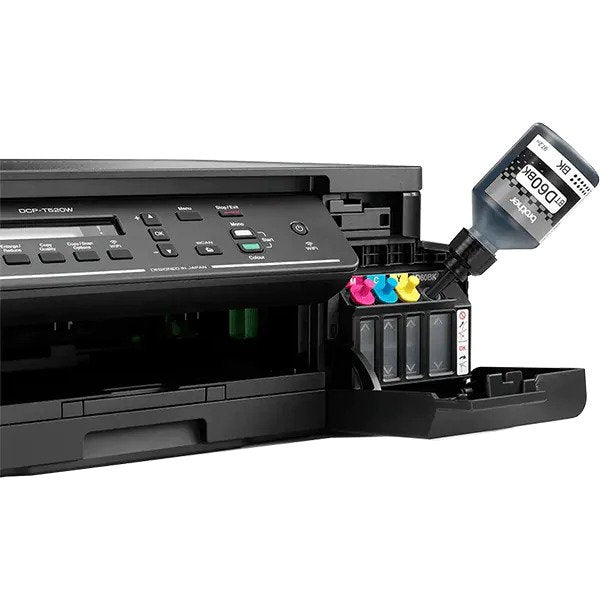 Imprimanta multifunctionala color CISS, Brother, DCP-T525W, fara fir, A4, USB, Negru