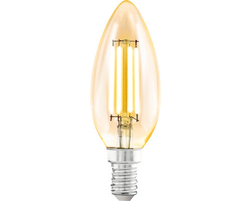 Bec Vintage Led Eglo E14 4w, Glob Lumanare, Durata Viata 15.000 H