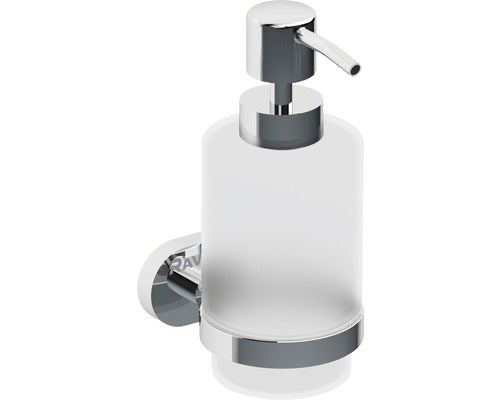 Dozator Sapun cu Suport Ravak Chrome, 300 ml, Sticla Mata