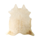 Covor, Piele de vaca bej aproximativ 210x190 cm