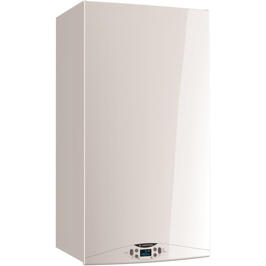 Centrala murala in condensare Ariston HS PREMIUM 24 EU2, 24 kw, gaz natural, conversie GPL, amortizor de zgomot, afisaj LCD