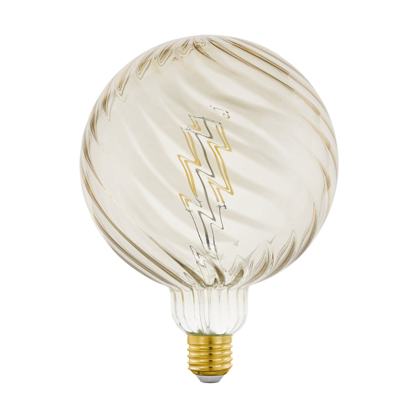 Bec E27 LED EGLO 12586, E27 1X2W 200lm 2200K Lumina calda, Chihlimbar