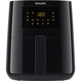 Friteuza cu aer cald Philips Airfryer Essential Collection HD9252/90 compact digital, capacitate 4.1 L, afisaj digital, 7 setari presetate (cartofi congelati, carne, peste, functie de mentinere la cald si multe altele), Curatare usoara