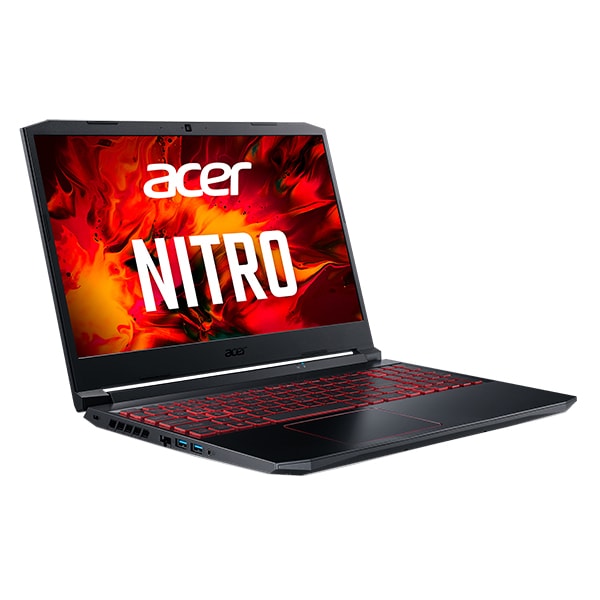Laptop Gaming ACER Nitro 5 AN515-55, Intel Core i5-10300H pana la 4.5GHz, 15.6" Full HD, 8GB, SSD 256GB, NVIDIA GeForce GTX 1660Ti 6GB, Free DOS, Negru