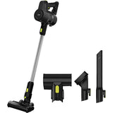 Aspirator Vertical BEKO ErgoClean VRT51225VB, 0.55l, 25.2V, Autonomie maxima 45 min, PerformCyclone, Argintiu-Negru