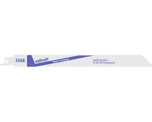 Panze Fierastrau Sabie Wolfcraft 230/210 Mm, Pentru Lemn Cu Cuie & Plastic, Pachet 2 Bucati