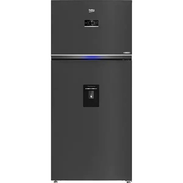 Frigider cu doua usi Beko RDNE650E40DZXBRN, 630 l,Neo Frost Dual Cooling, Everfresh+, HarvestFresh, AeroFlow, Compresor ProSmart Inverter, Dozator apa, Clasa E, H 187 cm, Dark Inox