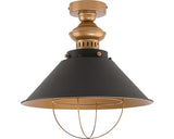 Plafoniera Garret E27 Max. 1x60w, Negru/cupru