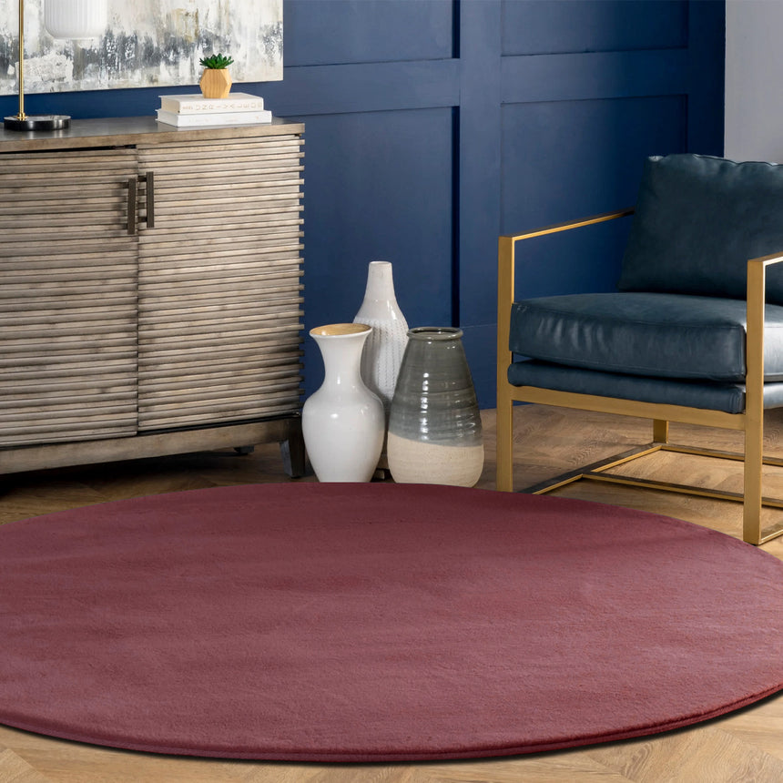 Covor Romantic 120 rotund rosu