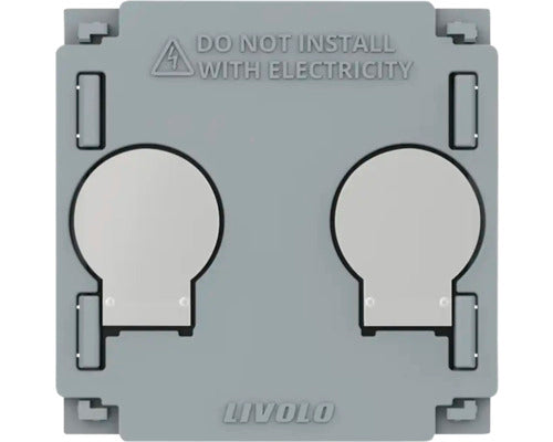 Modul Intrerupator Dublu Livolo, Touch, Modular, Conexiune Zigbee