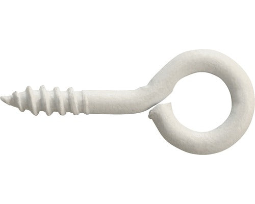 Holsuruburi Cu Ochi Dresselhaus 14x30 Mm Plastic Alb, 50 Bucati