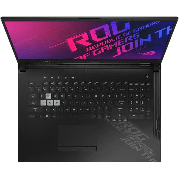 Laptop Gaming ASUS ROG Strix G17 G712LU-EV001, Intel Core i7-10750H pana la 5.0GHz, 17.3" Full HD, 8GB, SSD 512GB, NVIDIA GeForce GTX 1660Ti 6GB, Free DOS, Negru