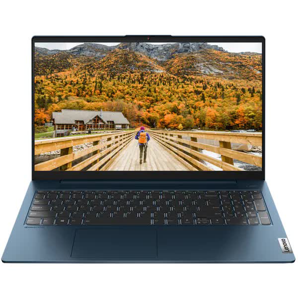 Laptop LENOVO IdeaPad 5 15ALC05, AMD Ryzen 3 5300U pana la 3.8GHz, 15.6" Full HD, 4GB, SSD 128GB, AMD Radeon Graphics, Windows 11 Home S, Albastru