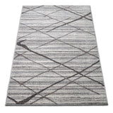 Covor Beenom, romburi, gri/bej, 60cm x 120cm,model 1012/0125