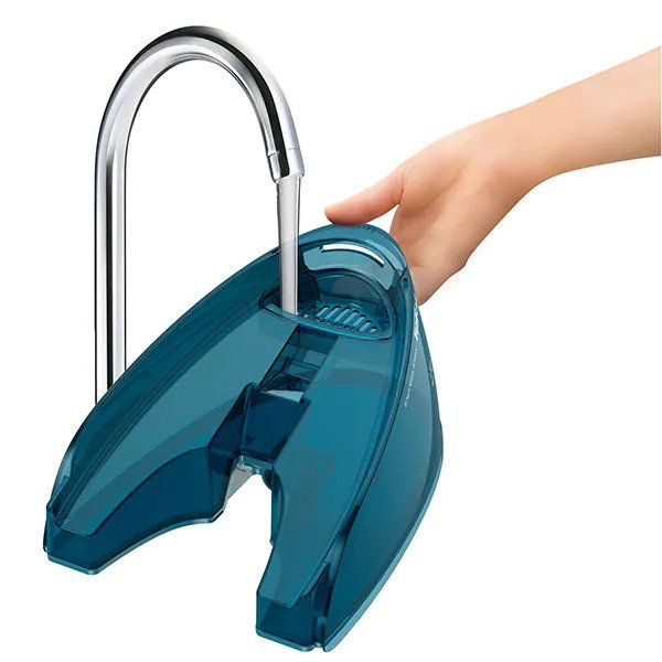Statie de calcat Tefal Express Essential SV6131E0, 2200W, 5.8 bari, jet de aburi 350 g/min, abur variabil 0-120 g/min, capacitate rezervor detasabil 1.7L, mod Eco, Talpa Ceramic Xpress Glide, alb/albastru