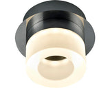 Aplica cu LED integrat Azimech 7W 630 lumeni, pentru baie IP44, crom/alb