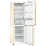 Combina frigorifica Gorenje NRK6192CLI, No Frost Plus, 300 l, H 185 cm, Clasa E, crem