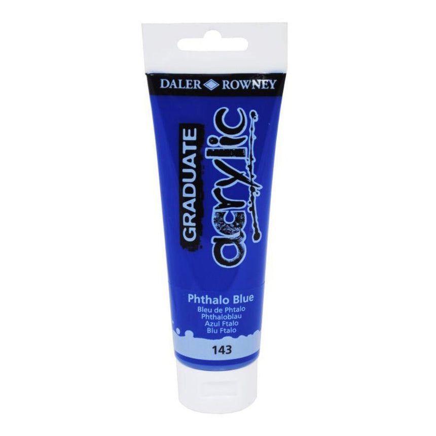 Culoare acrilica Graduate Daler Rowney - Phthalo Blue - 120 ml