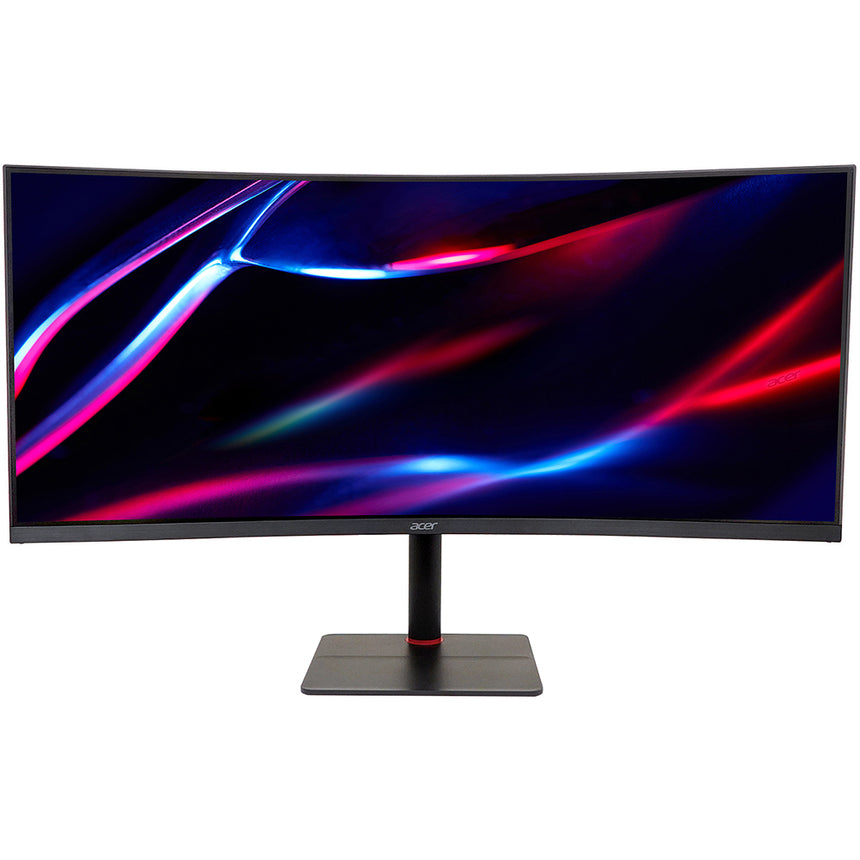 Monitor Gaming curbat LED VA ACER Nitro XV345CURV, 34", UWQHD, 165Hz, AMD FreeSync Premium, HDR10, Clasa F, Negru