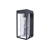 Aplica de exterior, Lutec, Aluminiu, Soclu E27, Negru