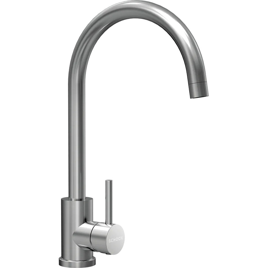 Baterie bucatarie Schock Prima inox periat, cartus ceramic