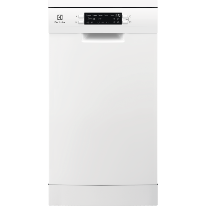 Masina de spalat vase Electrolux ESG42310SW, 9 seturi, 8 programe, Clasa D, Motor Inverter, Display LED, 45 cm, Alb