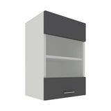 Corp Superior haaus Karo, O Usa, cu sticla, Antracit/Alb, 40 x 30 x 60 cm