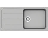 Chiuveta Bucatarie Cu O Cuva Schock Formhaus D-100l 100x50 Cm, Cu Picurator, Reversibila, Cristalite Croma